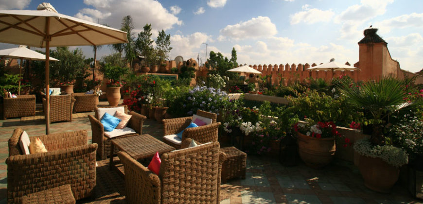 Un Riad joliment meublé au Médina de Marrakech