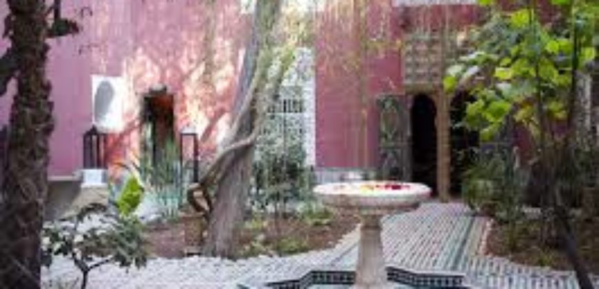 Un Riad joliment meublé au Médina de Marrakech