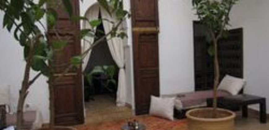 Riad très bien meublé à la médina de Marrakech