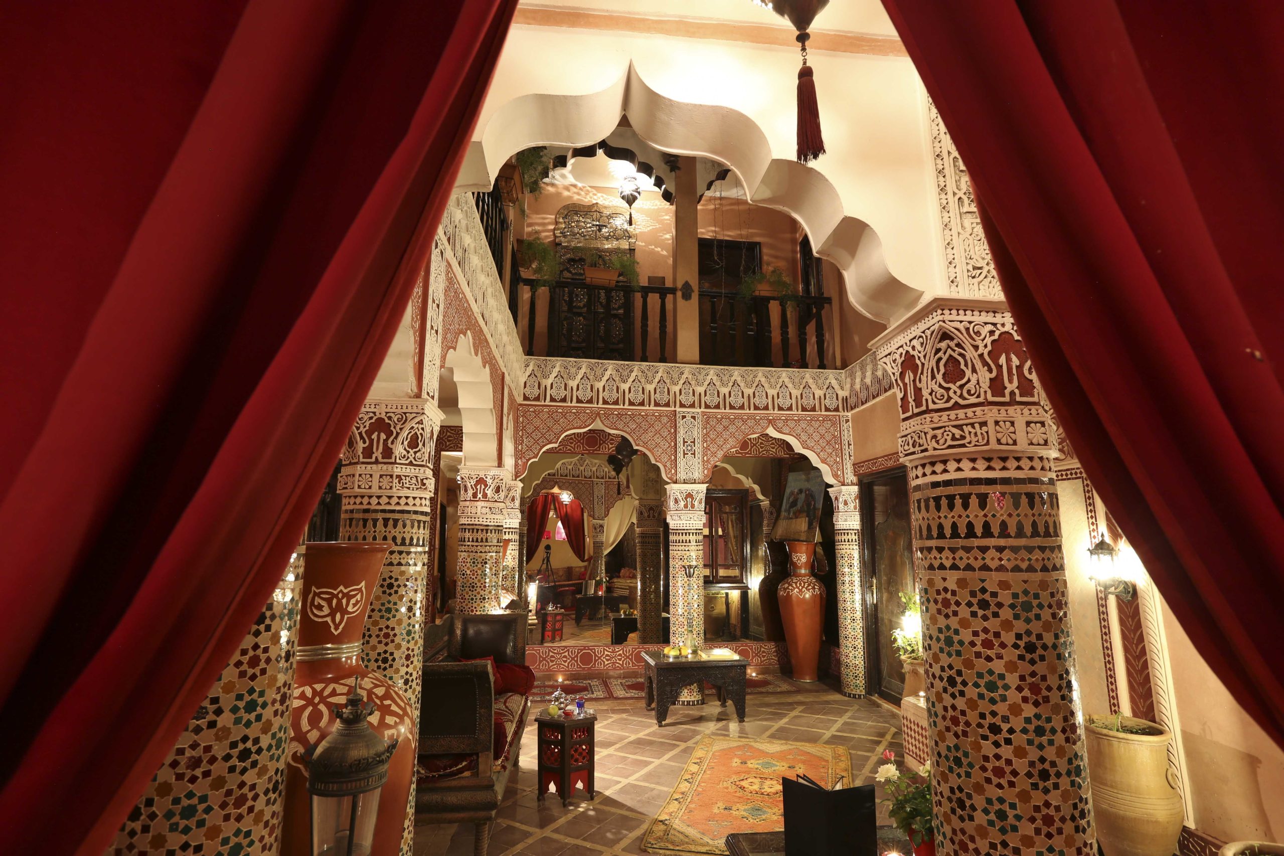 beau Riad traditionnel transformé en maison d’hôte à Médina – Marrakech
