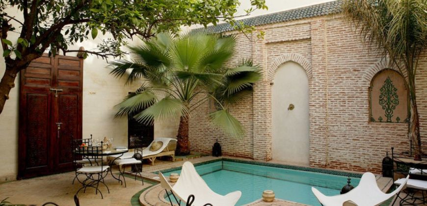 joli riad en vente meublé à Kasba-Marrakech