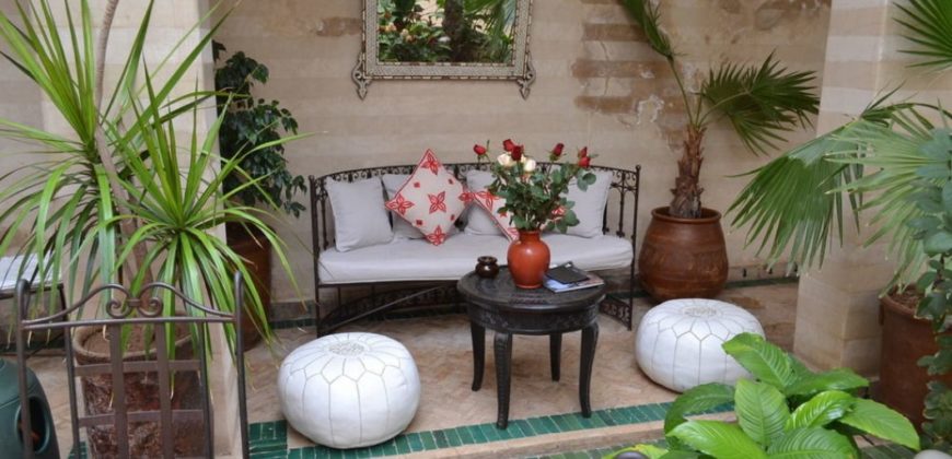 joli riad en vente meublé à Kasba-Marrakech