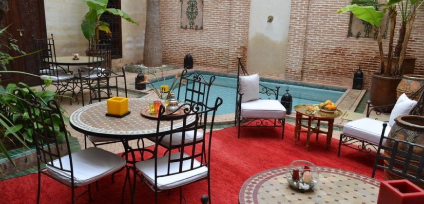 joli riad en vente meublé à Kasba-Marrakech