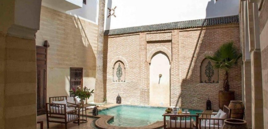 joli riad en vente meublé à Kasba-Marrakech