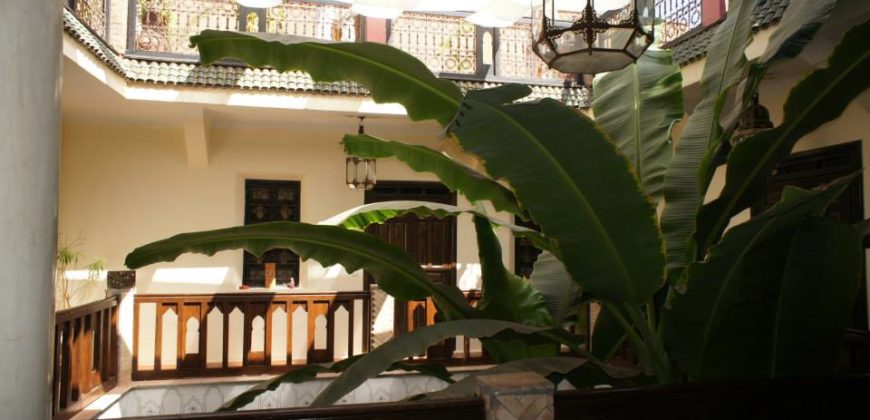 splendide  riad est situé dans l’un des endroits les plus préféré pour les visiteurs du Marrakech
