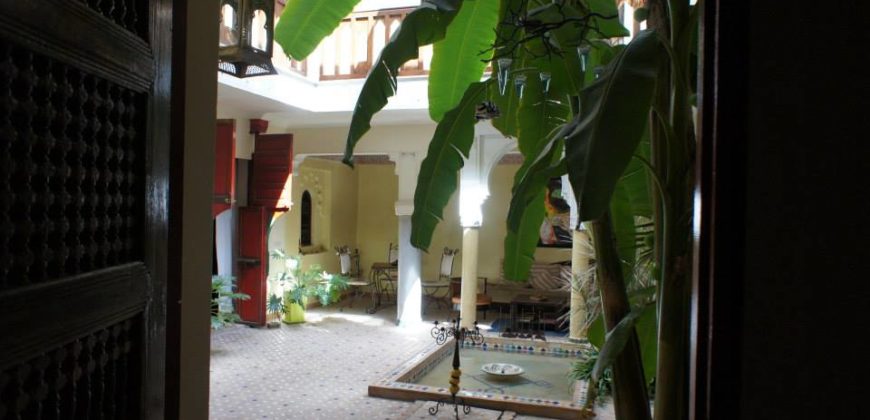 splendide  riad est situé dans l’un des endroits les plus préféré pour les visiteurs du Marrakech