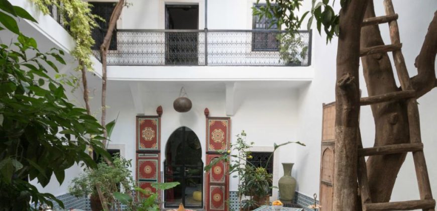 Riad se trouve dans le cœur historique de la Medina de Marrakech