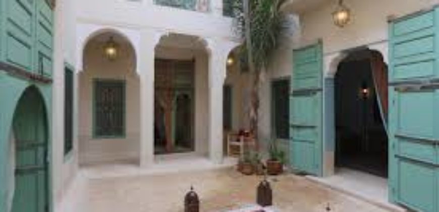 Riad magnifiquement bâtie avec une touche d’originalité à Médina de Marrakech