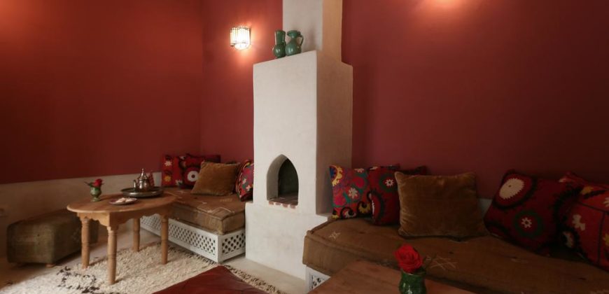 Riad magnifiquement bâtie avec une touche d’originalité à Médina de Marrakech