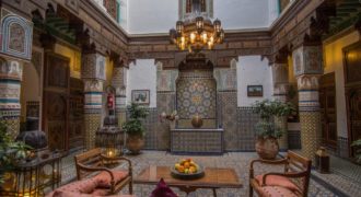 élégant Riad situé à 5 minutes à pied de la place Jamaâ El Fna et de la mosquée Koutoubia-Marrakech