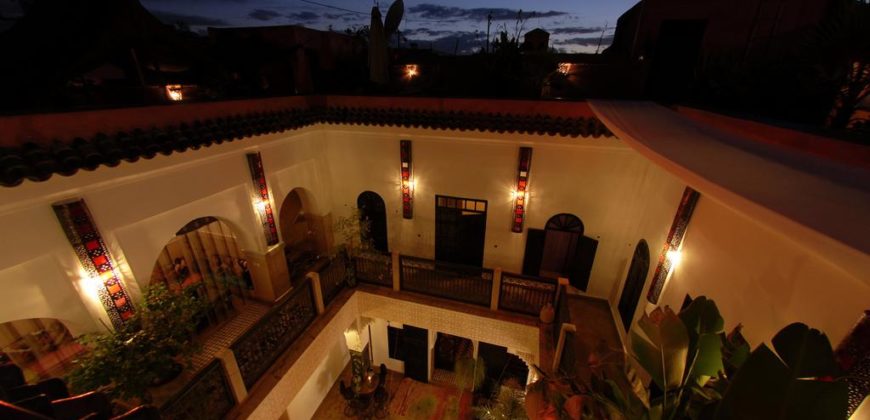 Riad Maison d’hôtes pour la vente à la Médina de Marrakech