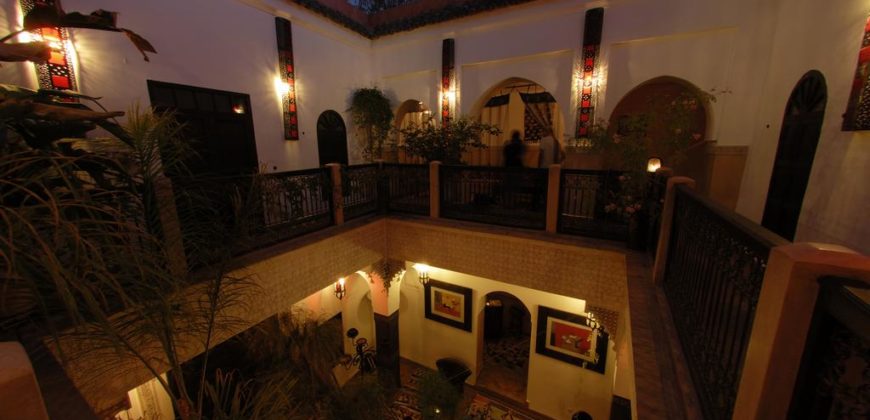 Riad Maison d’hôtes pour la vente à la Médina de Marrakech