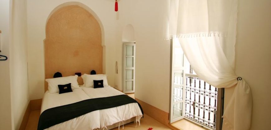 chic Riad Maison d’Hôtes à vendre à quelques minutes de Jamaa El Fna-Marrakech