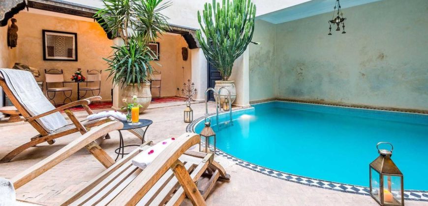 Riad traditionnel et prestigieux en vente à la Médina de Marrakech