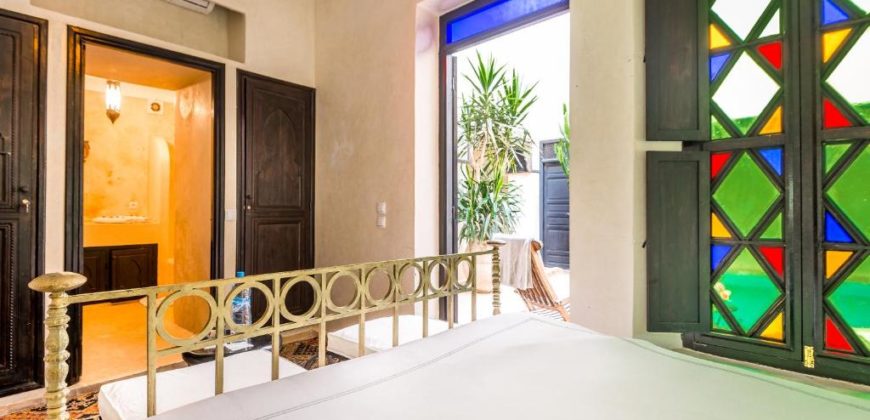 Riad traditionnel et prestigieux en vente à la Médina de Marrakech