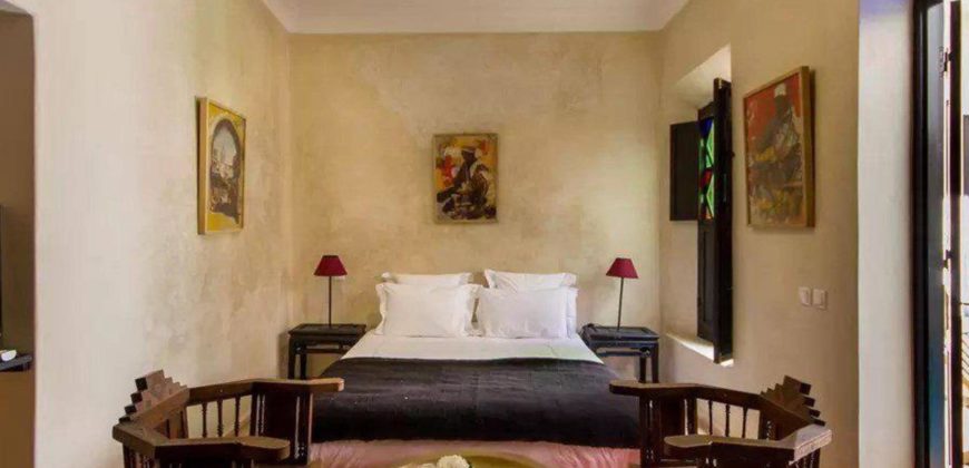 Riad traditionnel et prestigieux en vente à la Médina de Marrakech