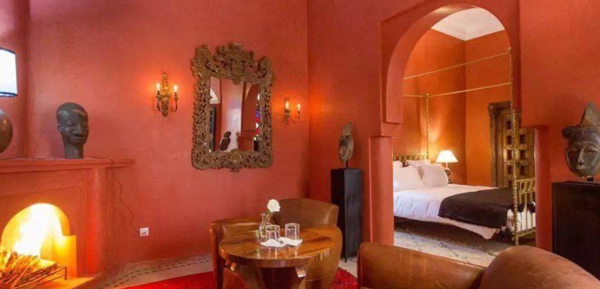 Riad traditionnel et prestigieux en vente à la Médina de Marrakech