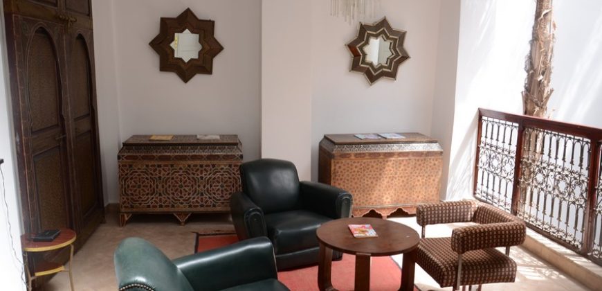 Un Riad en activité exposée à la vente  Marrakech- Médina