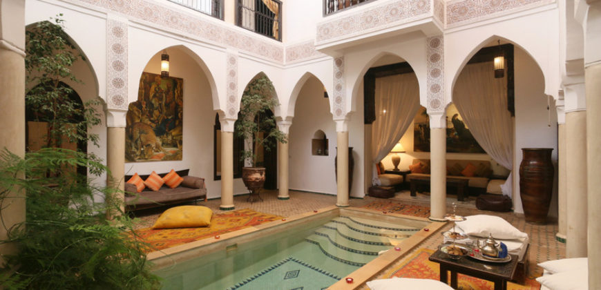 Riad authentique à la Médina de Marrakech