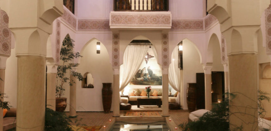 Riad authentique à la Médina de Marrakech