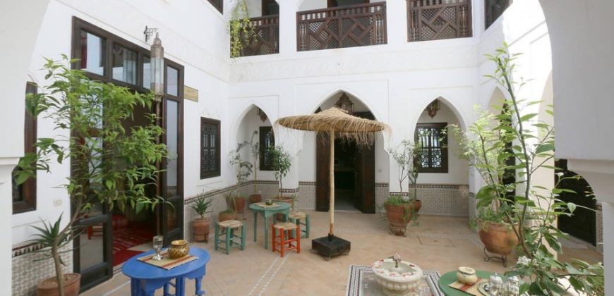 Un très beau Riad meublé à la Médina de Marrakech