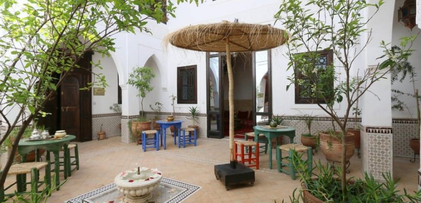 Un très beau Riad meublé à la Médina de Marrakech