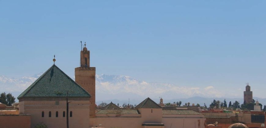 Un très beau Riad meublé à la Médina de Marrakech