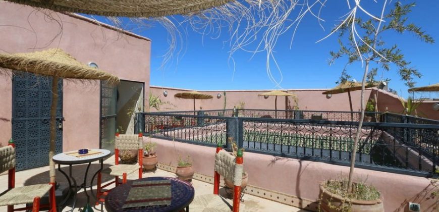 Un très beau Riad meublé à la Médina de Marrakech