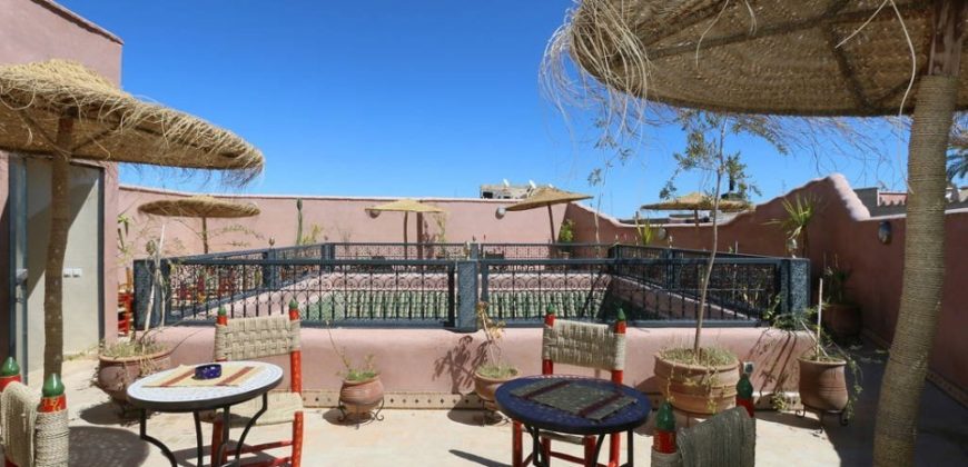 Un très beau Riad meublé à la Médina de Marrakech