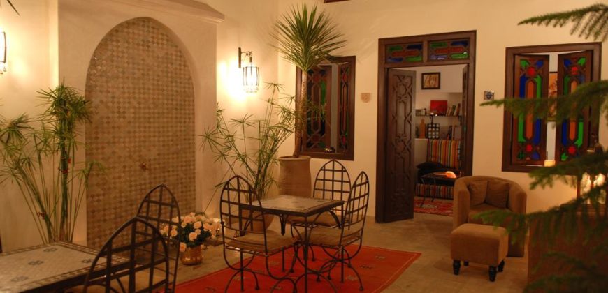 un luxueux Riad  meublé en vente  à la Médina de Marrrakech
