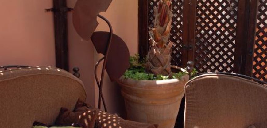 un luxueux Riad  meublé en vente  à la Médina de Marrrakech