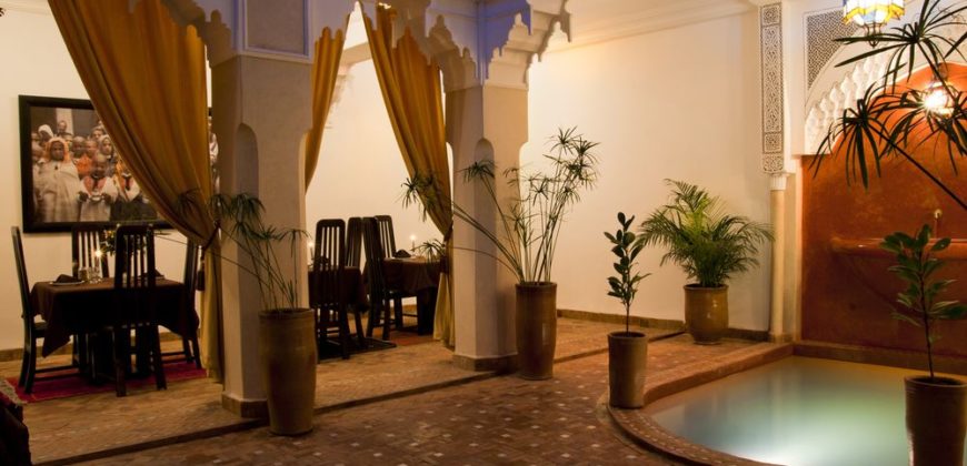 charmant Riad traditionnel situé au cœur de la Médina de Marrakech