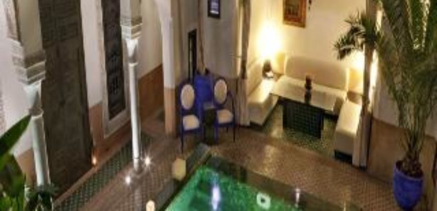 charmant Riad traditionnel situé au cœur de la Médina de Marrakech