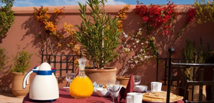 charmant Riad traditionnel situé au cœur de la Médina de Marrakech