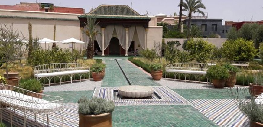 Un Riad  situé au coeur de Dar El Bacha Marrakech